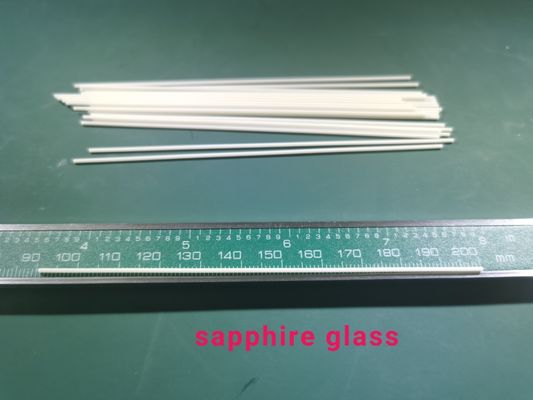 Goede prijs Ultra-fine dunne dia1.0mm 0.6mm Al2o3 Ceramische Sapphire Glass Rod Stick omwikkelde oppervlakte online