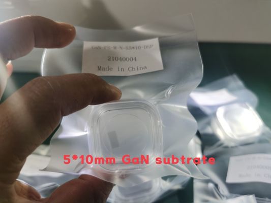Goede prijs Aangepaste Grootte 5x10mm het Wafeltje van het het Galliumnitride van M Axis Free Standing HVPE online