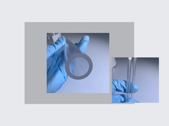 De enige Fijne Grond van Crystal Sapphire Tubes And Rods Grown en Opgepoetste Oppervlakte