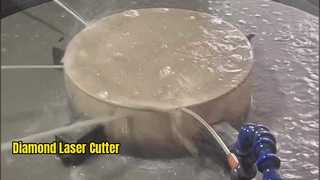 Groene laser snijdt diamanten nauwkeurig